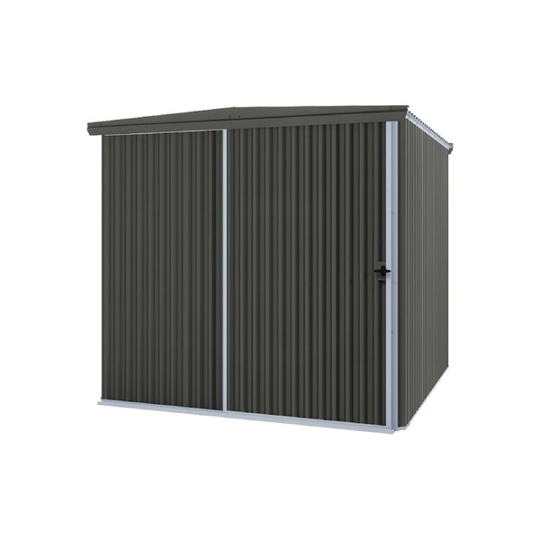 Stratco Handi-Mate Sliding Door Shed Slate Grey / HM5 2.21m Wide x 2.25m Deep x 1.90m High