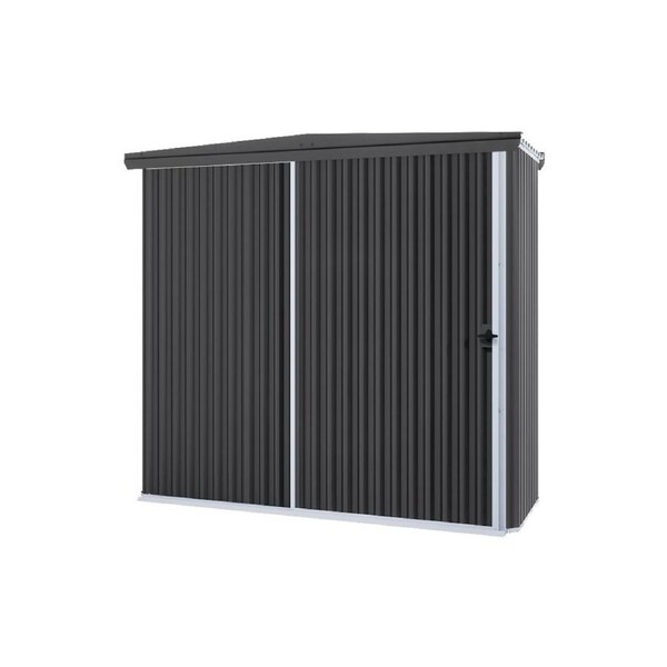 Stratco Handi-Mate Sliding Door Shed Gun Metal Grey / HM3 2.21m Wide x 0.85m Deep x 1.90m High