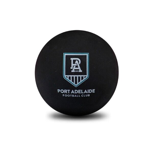 AFL Rubber High Bounce Hand Ball - Port Adelaide Power - Single - 6cm