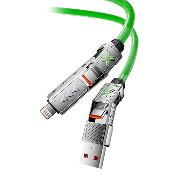 [4in1] ZUSLAB 240W Fast Charging Type C Cable for Google Pixel 9a 9 8a 8 7a 7 6a 6 5 4 Pro Fold PVC Braided Type-C Charger Cord 1.5M - Green