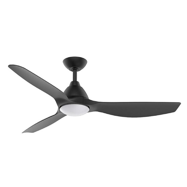 IXL Home Aeroflow Skywave 132cm DC Ceiling Fan with LED Black