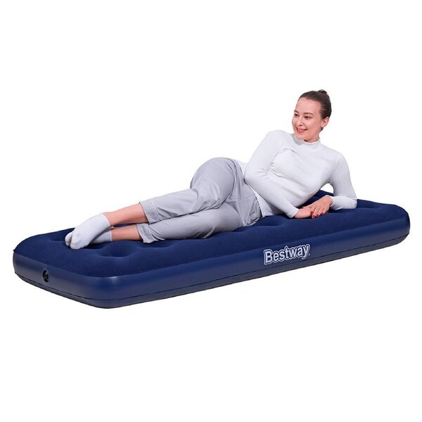 Bestway 1.85m x 76cm x 22cm Air Mattress Jr.Twin for Indoor/Outdoor use