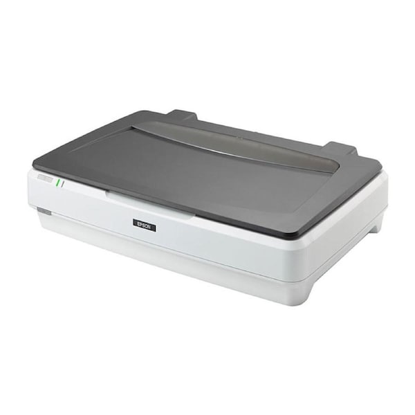 Epson 12000XL, A3 flatbed scanner, high-resolution scanner, 2400 dpi, color document scanner, professional image scanner, USB 2.0, versatile scanning, film scanner, photo scanner.