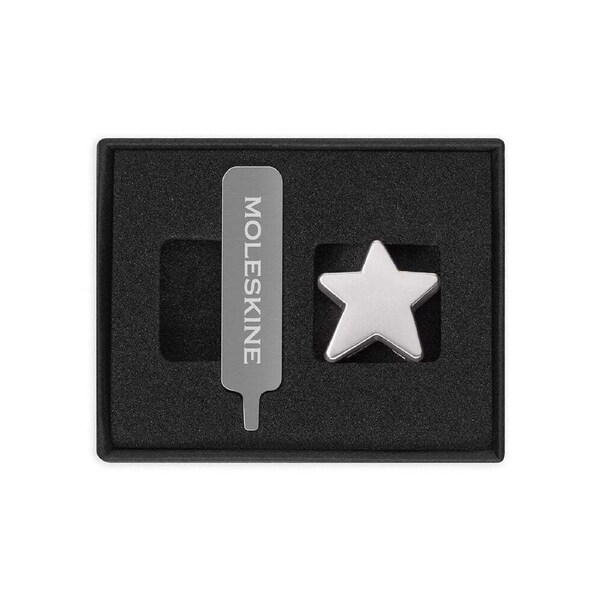 Moleskine Notebook Accessory Pin Silver - Star
