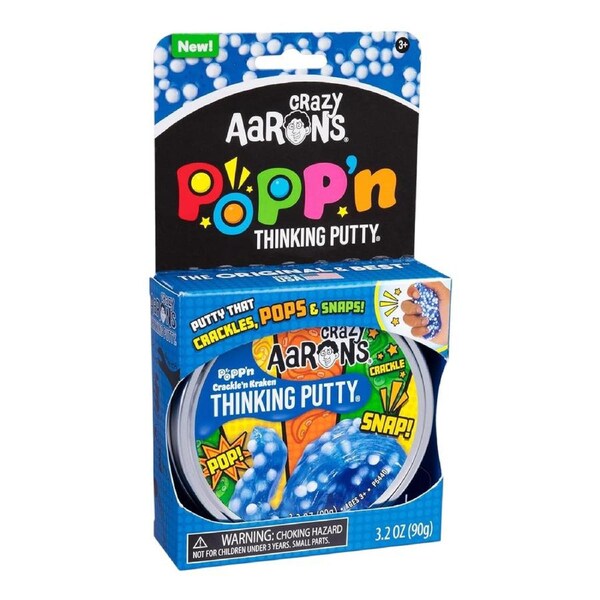 Crazy Aaron's Thinking Putty Popp'n Crackle'n Kraken