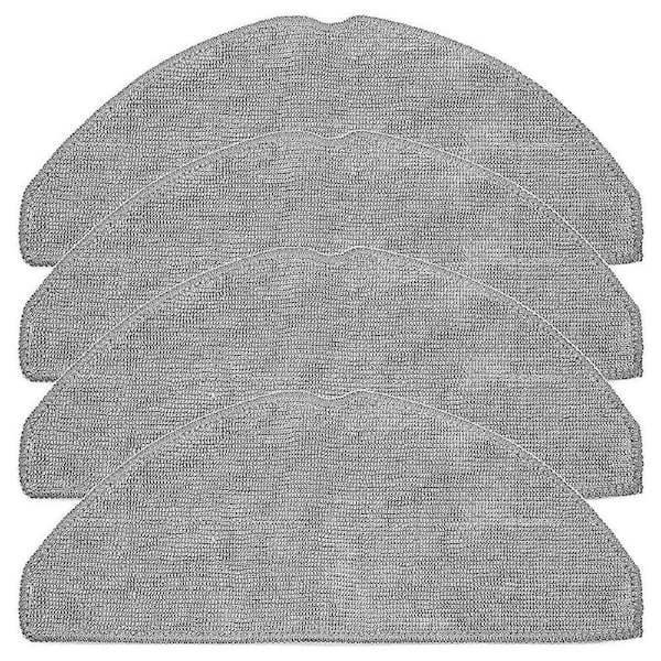 4 Pack Mop Cloths Replacement Part for L60 Robot Vacuum Cleaner, Microfiber Mop Pad Washable Mop Cloths Accessories