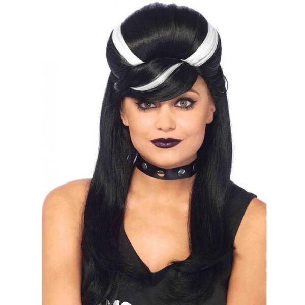 Frankie Monster Long Black Wig