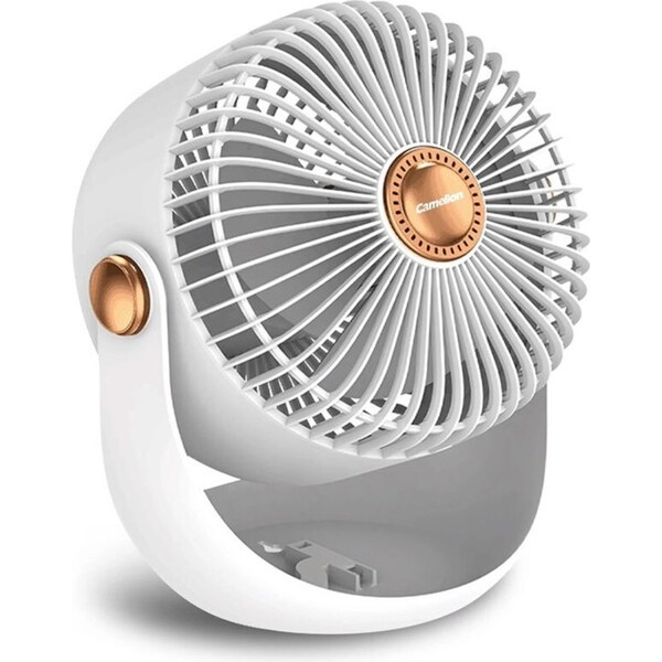 Camelion USB Rechargeable Portable Foldable Compact Travel Mini Fan White