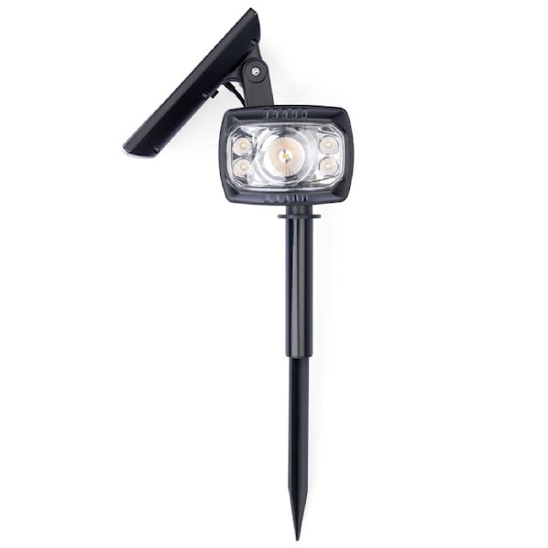 Adjustable Solar Garden Spotlight - Ground Spike - 5LED - FOCUS