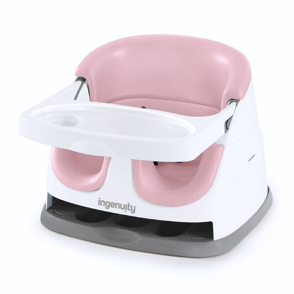 Ingenuity Baby/Infant Base 2-In-1 Adjustable Feeding Seat/Chair Peony 6m+