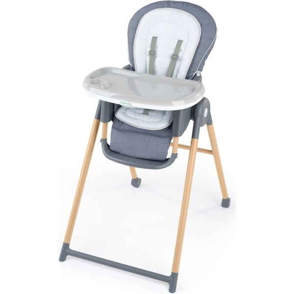 Ingenuity Proper Positioner 7-In-1 Deluxe Baby High Chair Seat Chambray 0m+