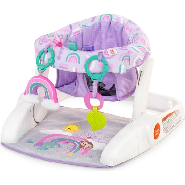 Bright Starts Paradise 2-in-1 Position Baby Floor Chair/Seat Purple 4m+