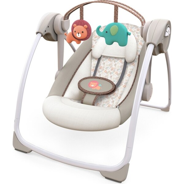 Ingenuity Soothe 'N Delight Cozy Kingdom Baby/Infant Portable Swing 0m+