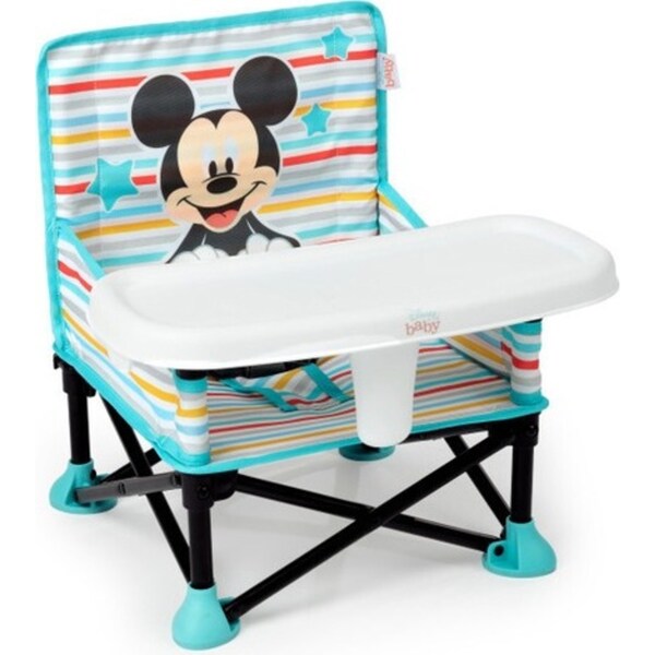 Bright Starts Mickey Mouse Pop ‘N Sit Baby/Infant Portable Booster Seat 6m+