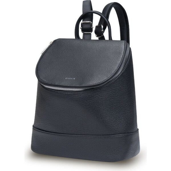 Tosca Womens PU Formal/Casual Travel Home/Office Backpack 30x25cm Black