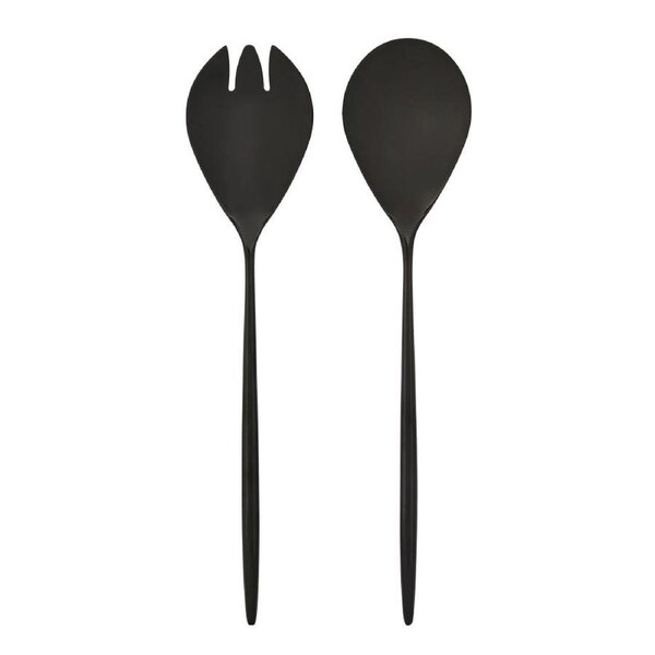 Davis & Waddell Set of 2 Napier Stainless Steel Salad Servers