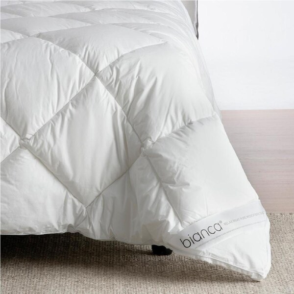 Bianca Relax Right Pure Microfibre Quilt 550gsm Home Bedding White Single
