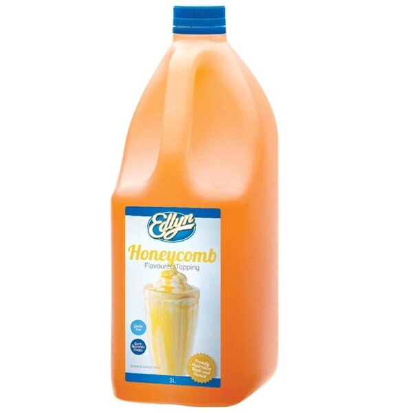 Edlyn Honeycomb Topping 3L Milkshakes Ice Cream Bulk