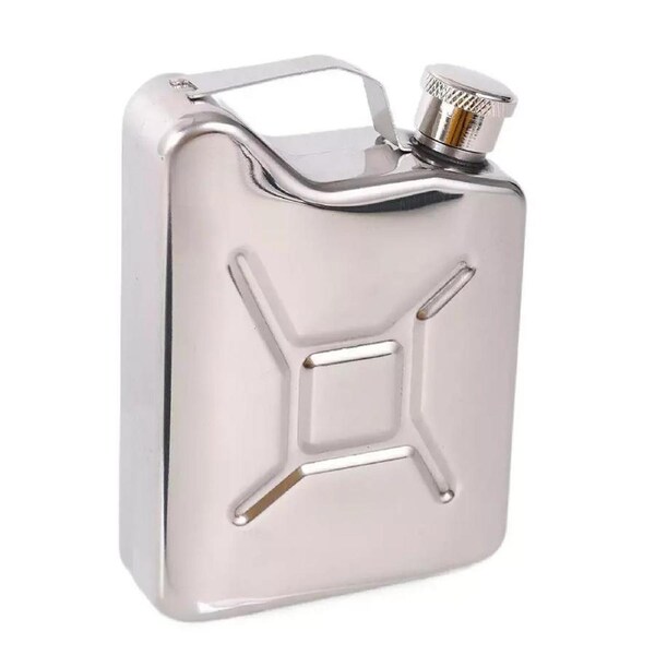 Hip Flask Stainless Steel Oil Can Wine Whiskey Liquor Bottle Gift 5oz