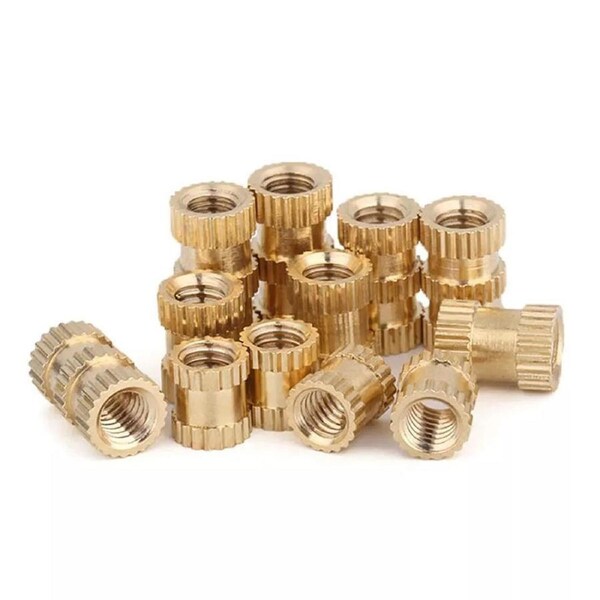 M2-M5 Thread Knurled Brass Threaded Heat Set Heat Resistant Insert - 330pcs