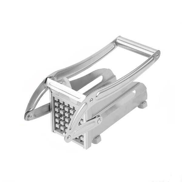 Stainless French Fries Slicer Potato Chip Cutter Chipper Chopper Maker 2 Blades