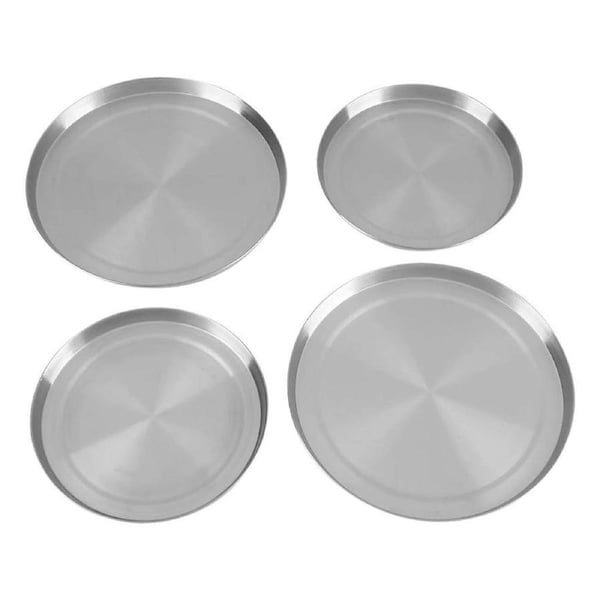 Stainless Steel Stove Top Covers Cook Heavy Duty Kitchen Element Burne - 4pcs