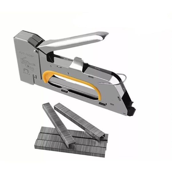 Heavy Duty Staple Gun Stapler with Staples Fastener Tool Tacker Upholstery