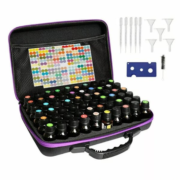 Essential Oil Case Travel Carry Holder Storage Aromatherapy Hand Bags 60 bottles