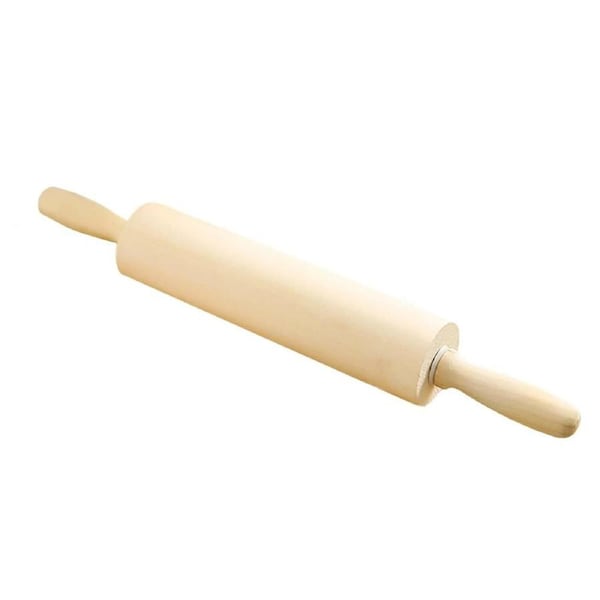 Large Bamboo Rolling Pin Pastry Cookie Dough Baking Roller Thick Stick Tool 43cm