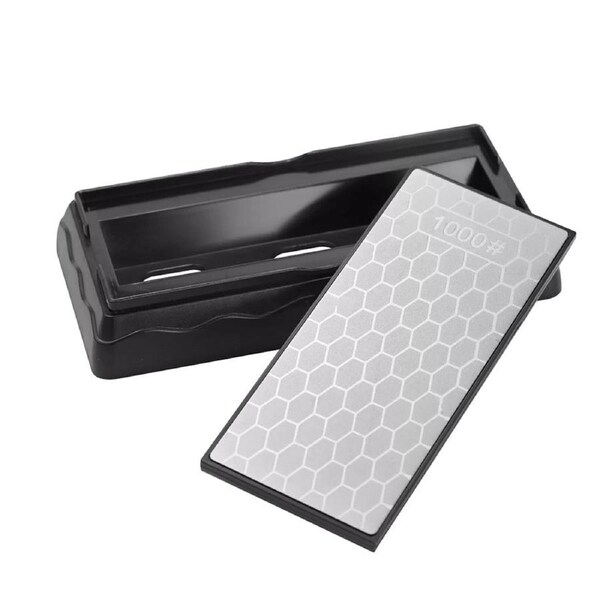 Double Sided Diamond Sharpening Stone Kitchen Knife Sharpener Whetstone