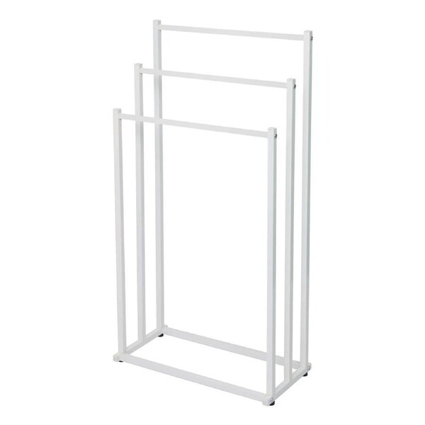 Towel Rack Free Standing Metal Rail Bathroom Clothes Drying Holder 3 Tier