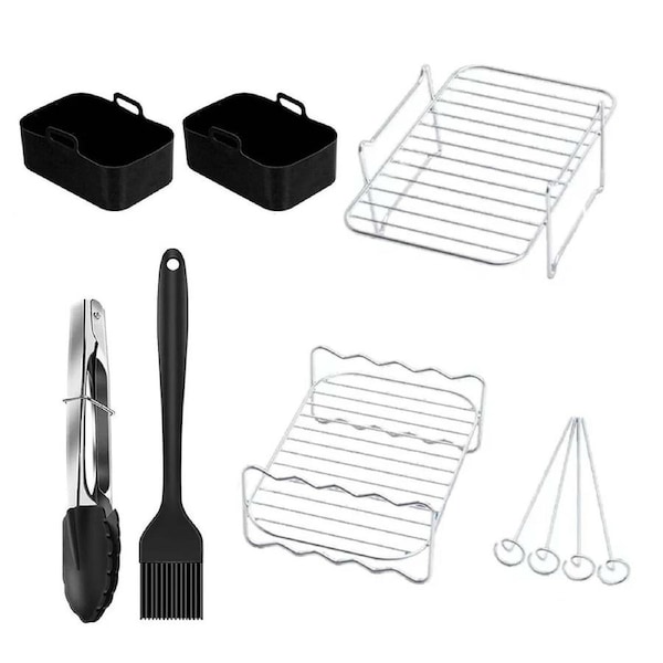 Air Fryer Racks Accessories for Ninja Dual Silicone Liners - 10pcs