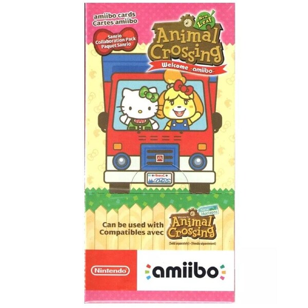 Animal Crossing Sanrio Collaboration Amiibo Cards Box