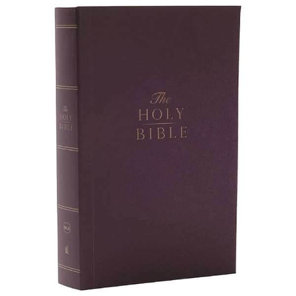 NKJV Compact Paragraph-Style Bible w/ 43,000 Cross References, Purple Softcover, Red Letter, Comfort Print: Holy Bible, New King James Version