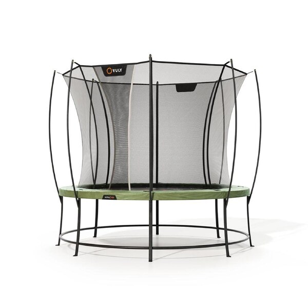 VULY Ultra 2 Pro Medium 12ft Trampoline with Enclosure - Round Kids Trampolines