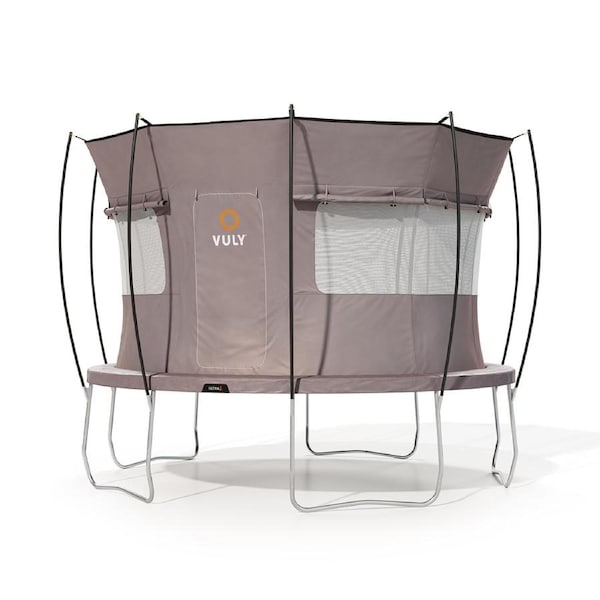 VULY Ultra 2 Large 13ft Trampoline with Enclosure - Round Kids Trampolines Bundle With Tent Wall and Shade Cover