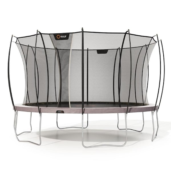 VULY Ultra 2 Extra Large 15ft Trampoline with Enclosure - Round Kids Trampolines