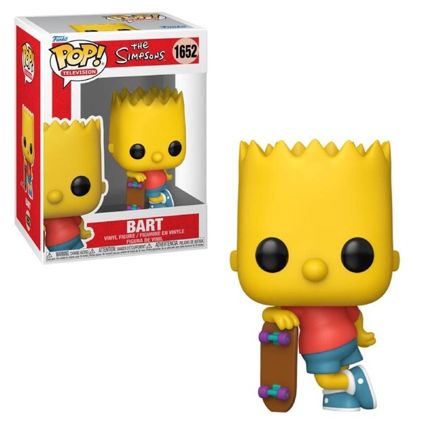 The Simpsons Bart (with Skateboard) Funko POP! Vinyl