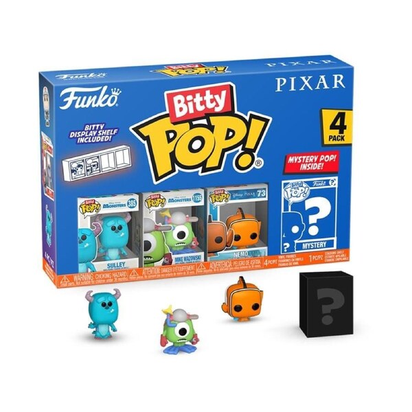 Pixar Monsters Inc. Bitty 4 Pack Funko POP! Vinyl