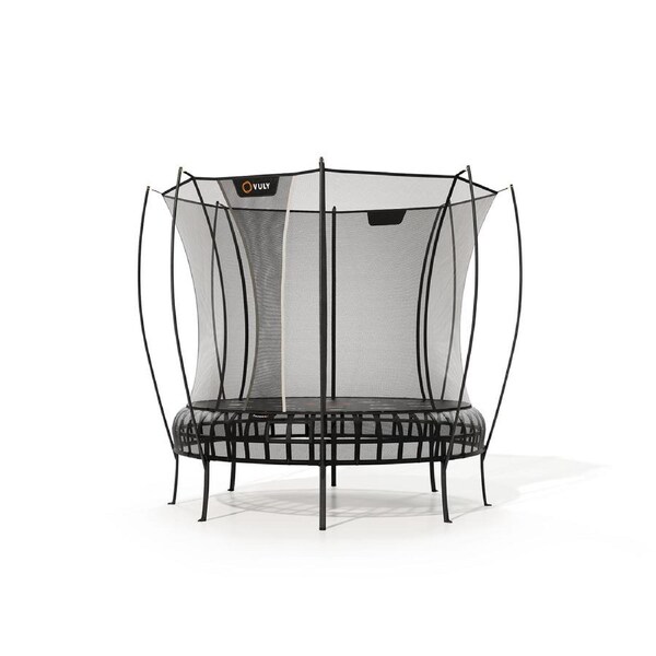 VULY Thunder 2 Medium 10ft Springless Trampoline with Enclosure - Round Kids Trampolines