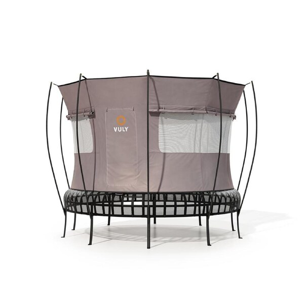 VULY Thunder 2 Large 13ft Springless Trampoline with Enclosure - Round Kids Trampolines Bundle With Tent Wall and Shade Cover