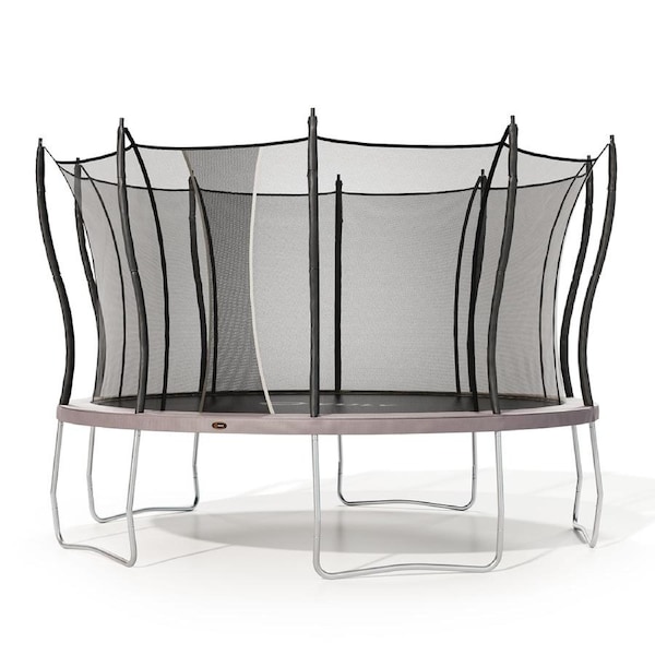 VULY Flare Large 13ft Trampoline for Kids with Safety Enclosure - Recreational Round Trampolines with AntiRust Coating