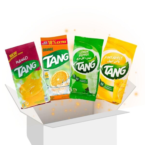 Tang Fruit Variety Instant Drink Powder Sachets Mix Packs Bundle Box Set