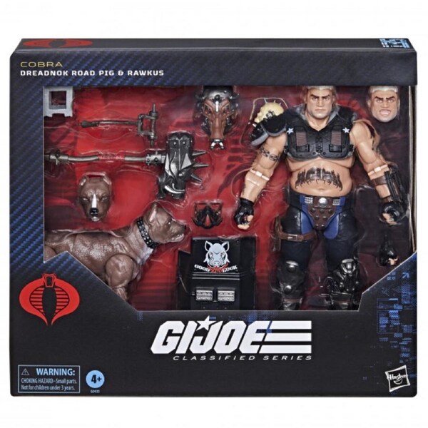 G.I. Joe Classified Series: #135, Dreadnok Road Pig and Rawkus Action Figure