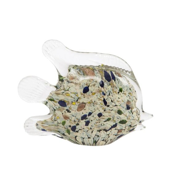 Coloured Art Glass 12cm Fish Skerri Collectible Figurine Ornament, Whitehill CCG-FSKERRI