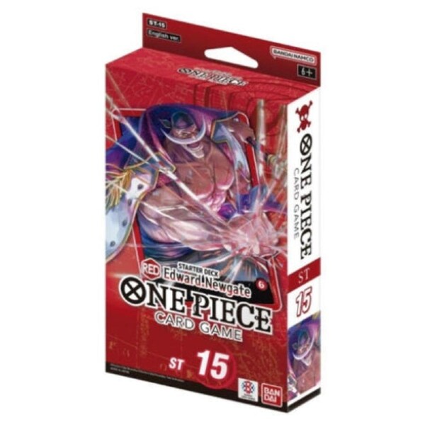 One Piece Card Game Edward Newgate Starter Deck ST-15 Red