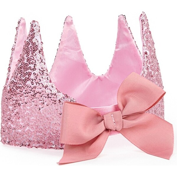 Great Pretenders Precious Sequin Crown Kids/Children Costume 26cm Pink 3y+