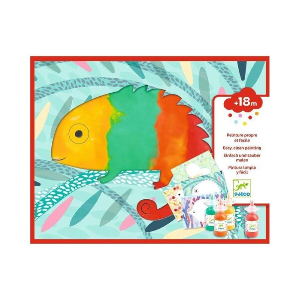 Djeco Squirt & Spread Painting Set Kids/Children Fun Creatvie Art Book 18m+