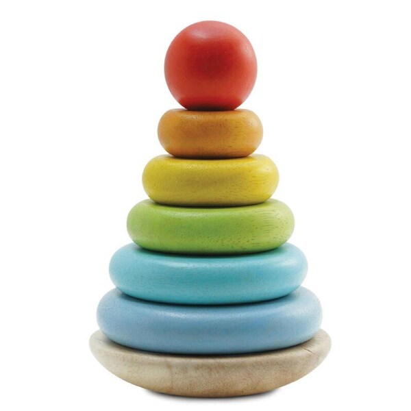 Le Toy Van Petilou Wood Rainbow Stacker Kids/Children Sensory Play Toy 1y+