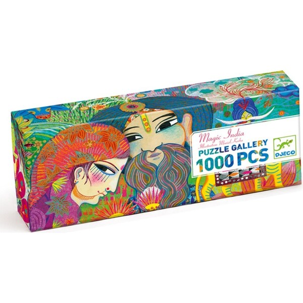 1000pc Djeco Magic India Gallery Jigsaw Puzzle w/Poster Kids Sensory Game 9+